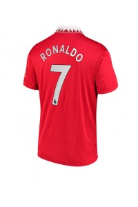 Manchester United Cristiano Ronaldo #7 Fotballdrakt Hjemme Klær 2022-23 Korte ermer